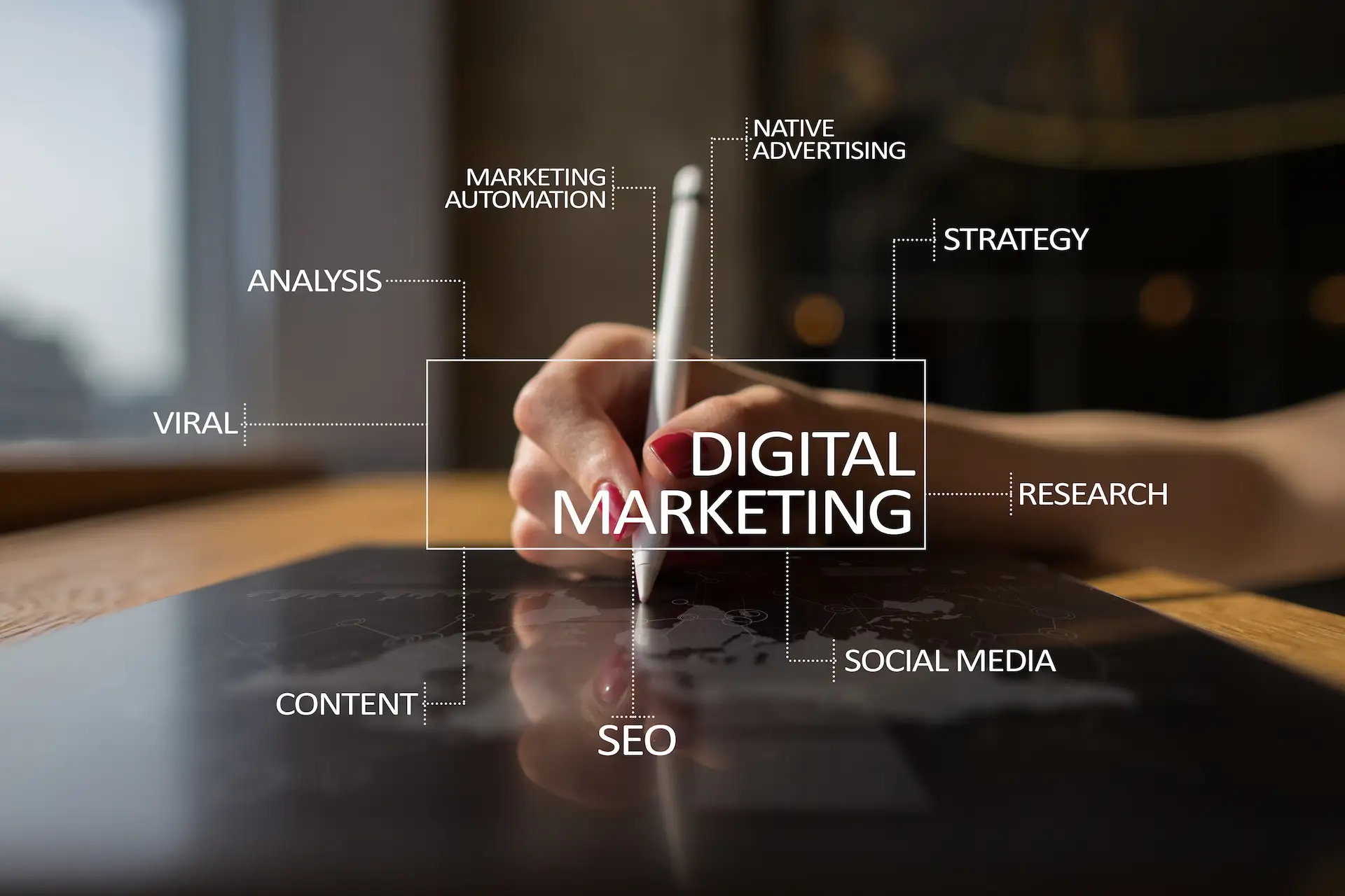 Digital marketing agency hero image